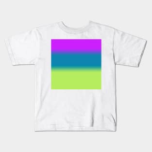 colorful rainbow texture abstract design Kids T-Shirt